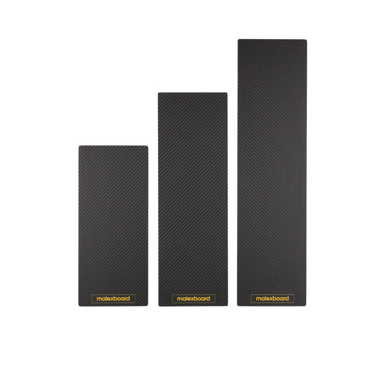 Carbon Fiber Balayage & Foil Boards - Trio Set S/M/L (5x12, 5x16, 5x20 in) | malexboard