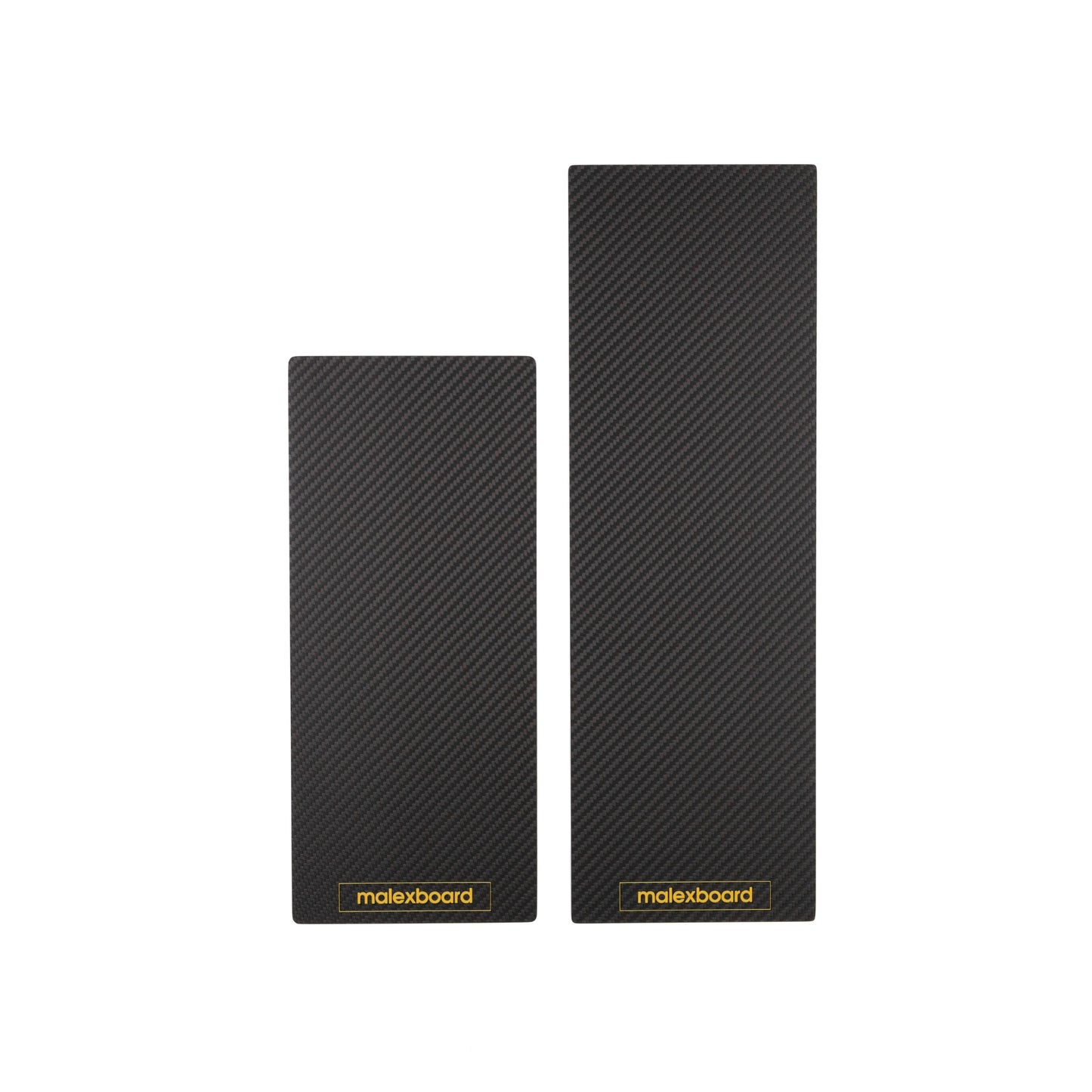Carbon Fiber Balayage & Foil Boards - Duo Set S/M (5x12 & 5x16 in) | malexboard
