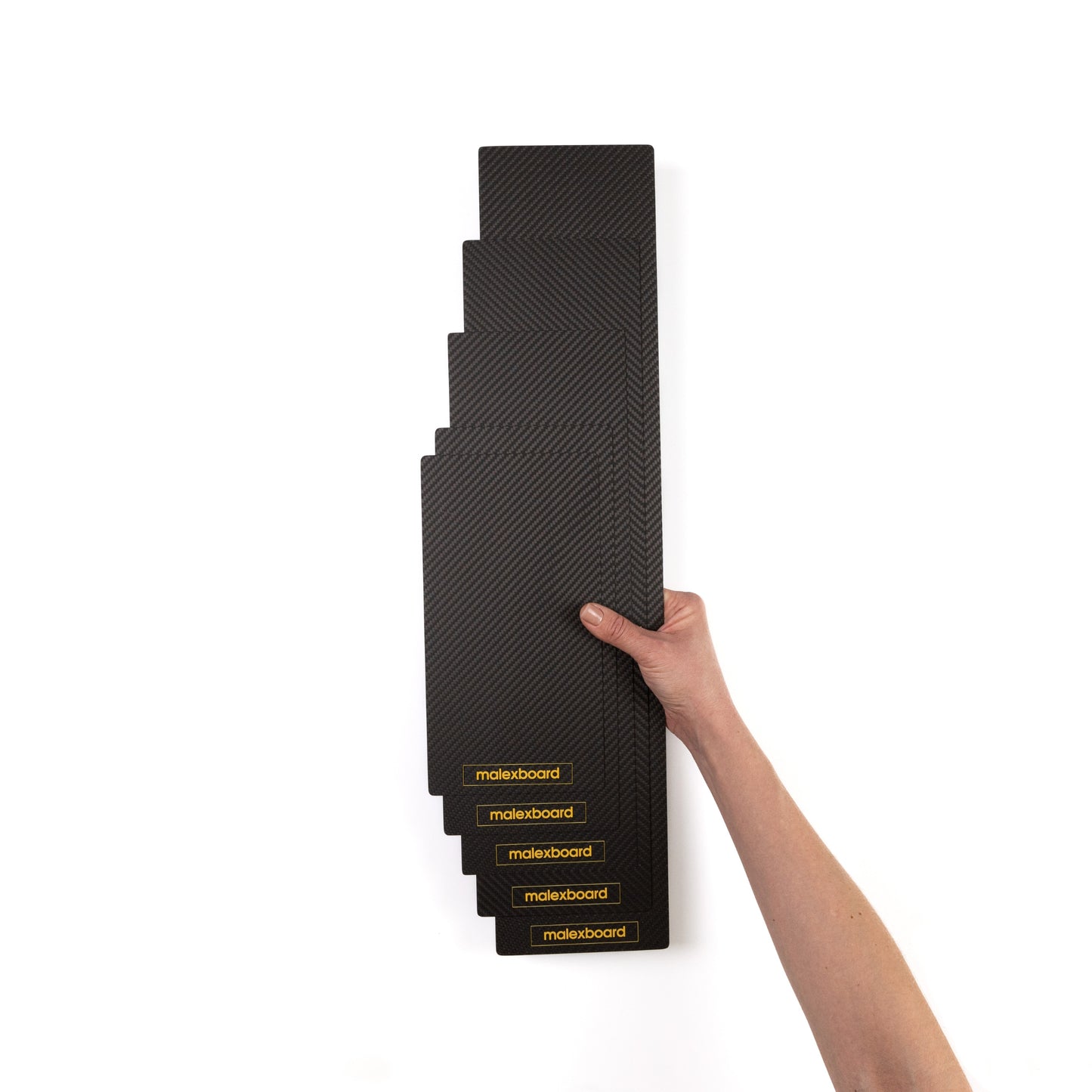 Carbon Fiber Balayage & Foil Boards - Full Set XS-XL (5x10 to 5x24 in) | malexboard
