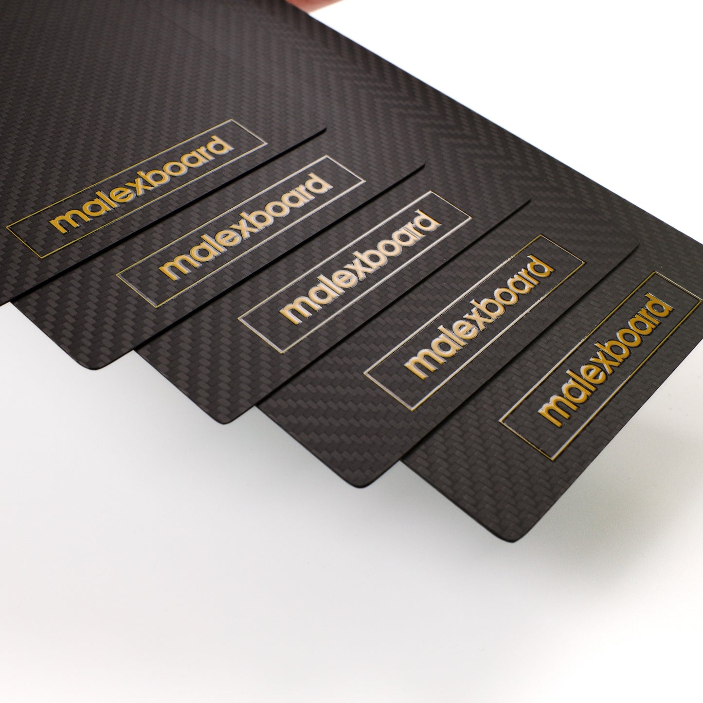 Carbon Fiber Balayage & Foil Boards - Full Set XS-XL (5x10 to 5x24 in) | malexboard