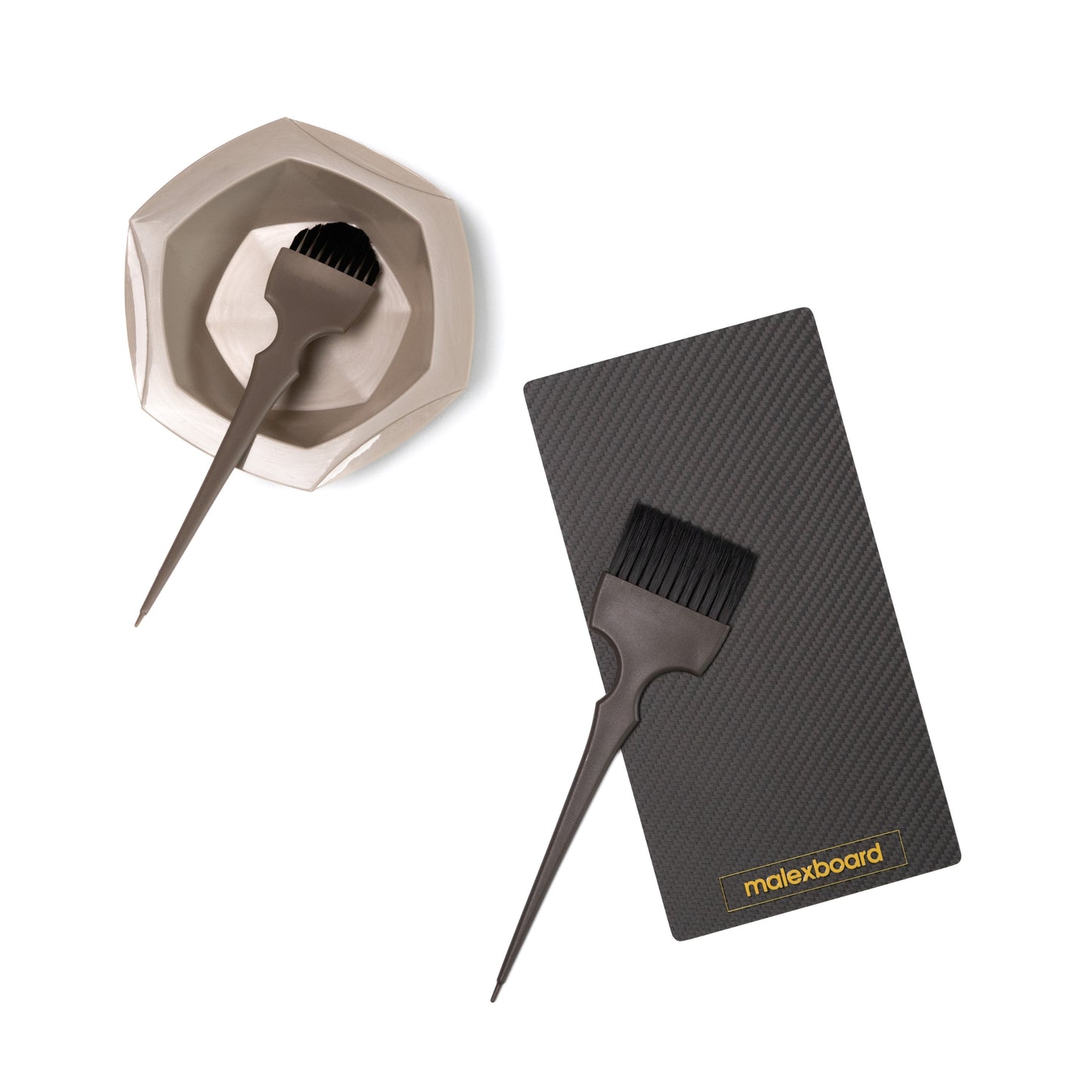 Carbon fiber foil board by malexboard, size 5 x 10 inches, for professional hair coloring