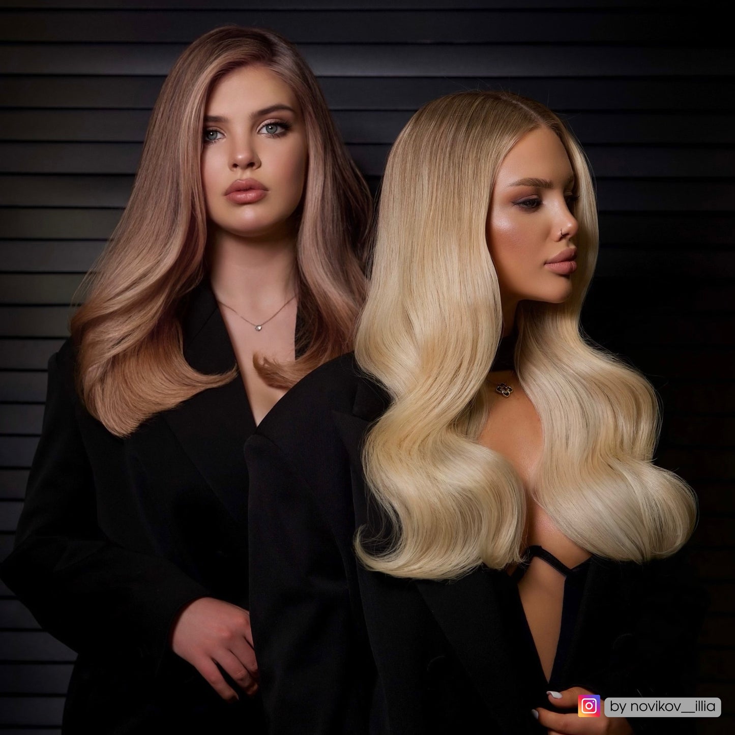 Hair coloring result achieved using carbon fiber foil board by malexboard, predictable professional results